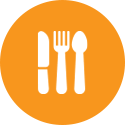 Pineland Grille restaurant and fork spoon knife icon